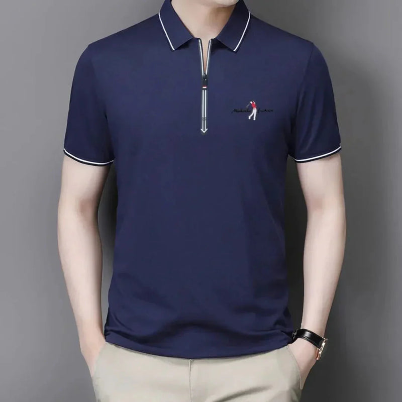 Camisa Polo con Cierre para Hombre