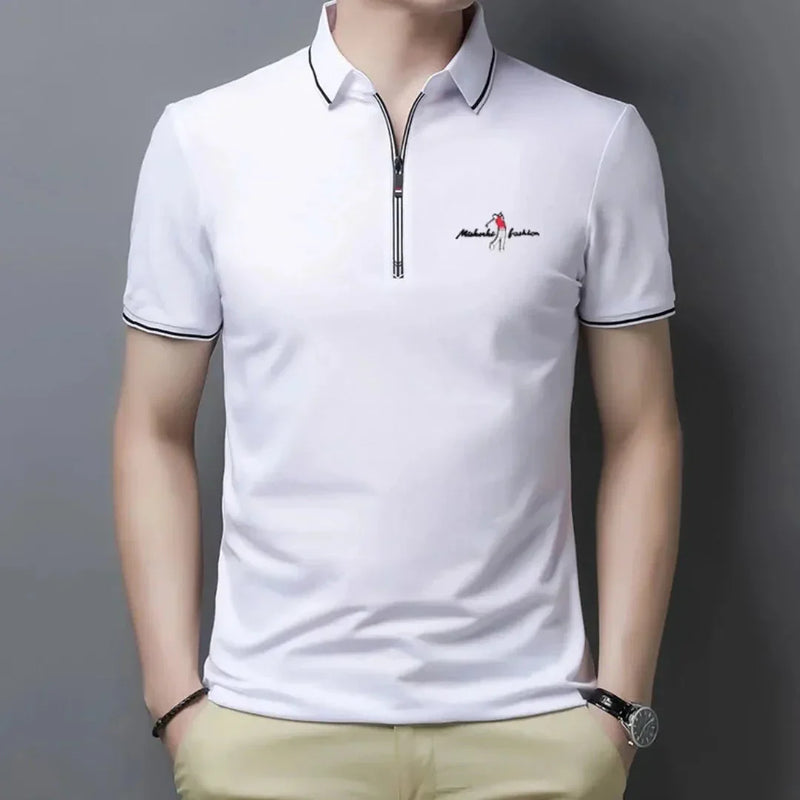 Camisa Polo con Cierre para Hombre